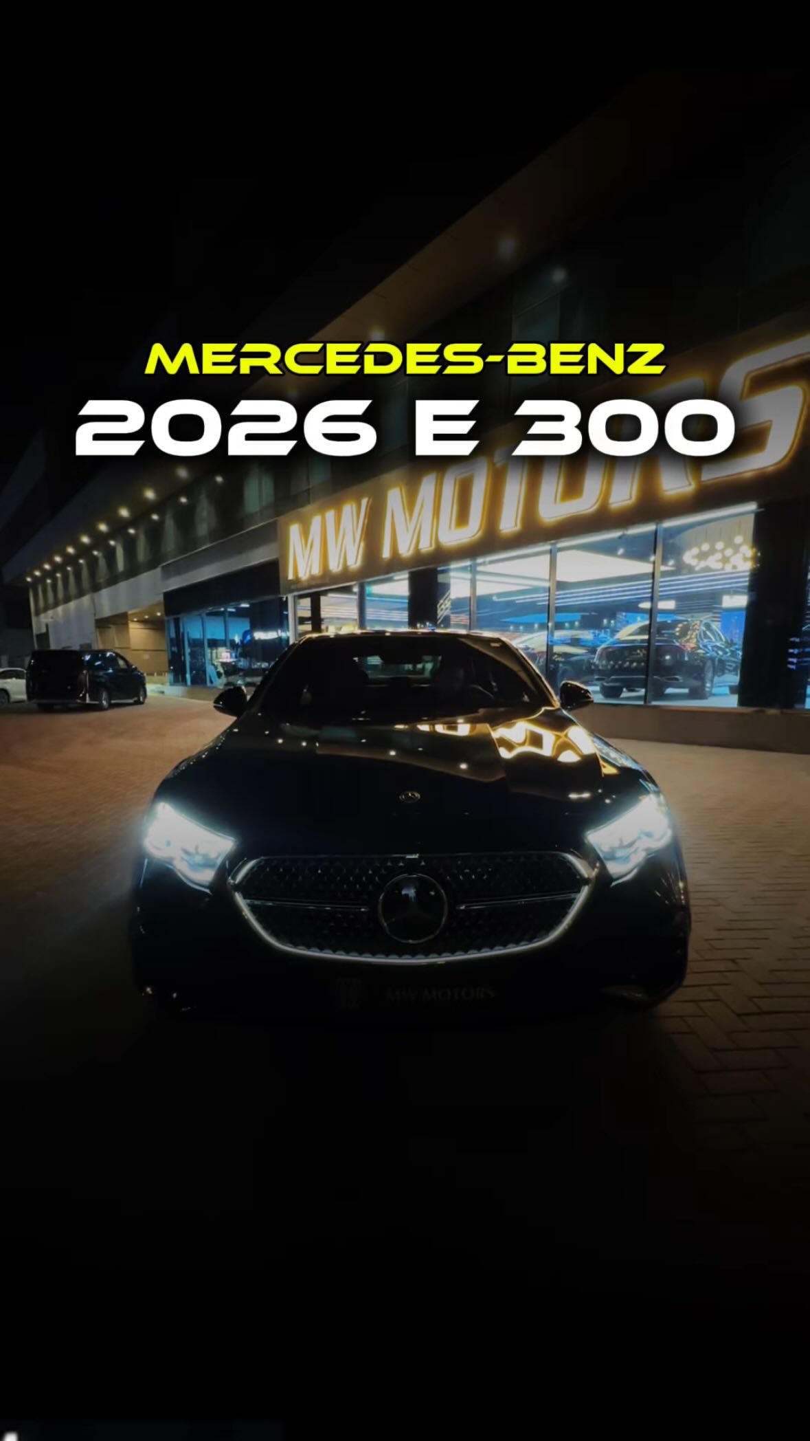 2026 Mercedes-Benz E 300 👀 #mw_motors #mercedes #e300 #2026 #uae #dubai ...