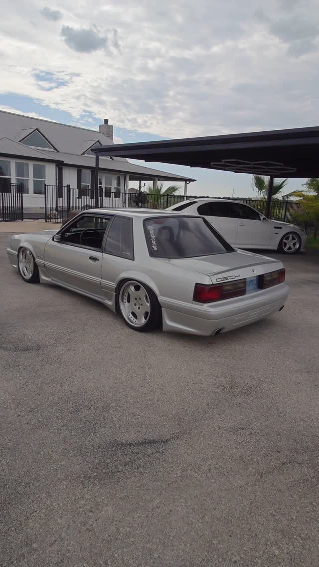 Couple DECH Fox Body coupes! . #mustang #foxbody #loweredlifestyle ...