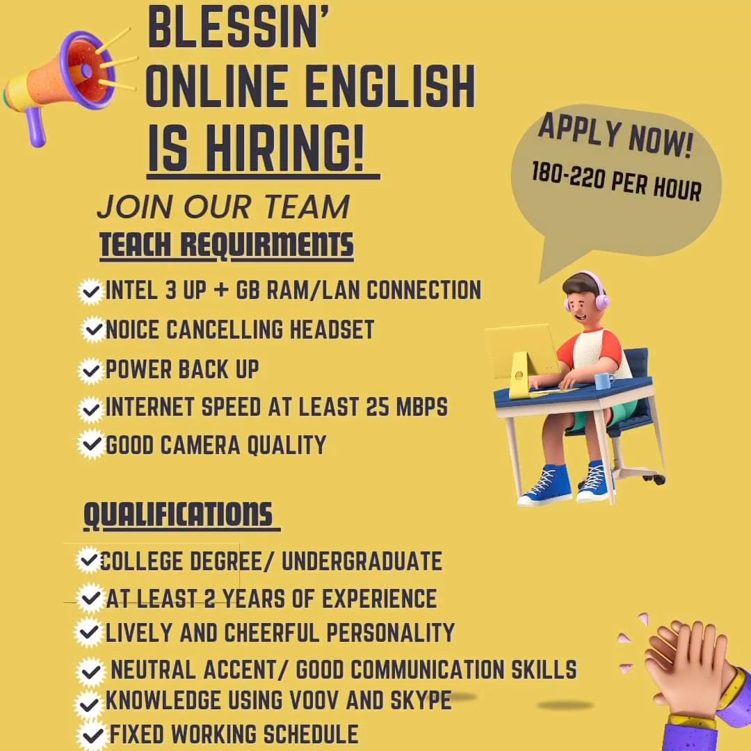 #highlights #esl #teacherlife Sample job post on reels | Home-based ...