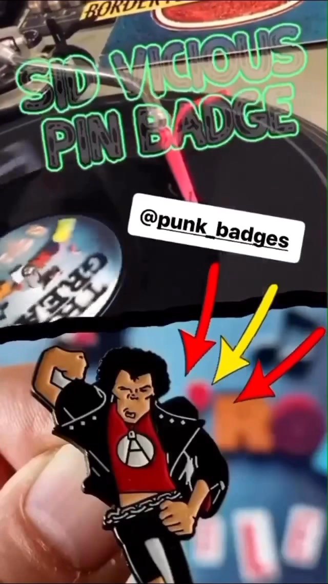 SID VICIOUS Pin Badge available from our website NOW www.punkpinbadges ...