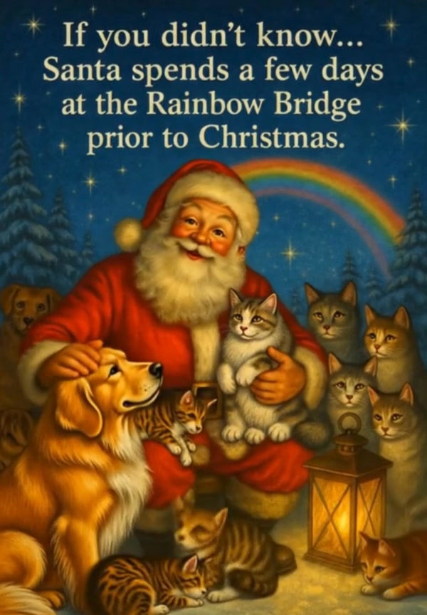 In the quiet days before Christmas, When the North Pole’s still and ...
