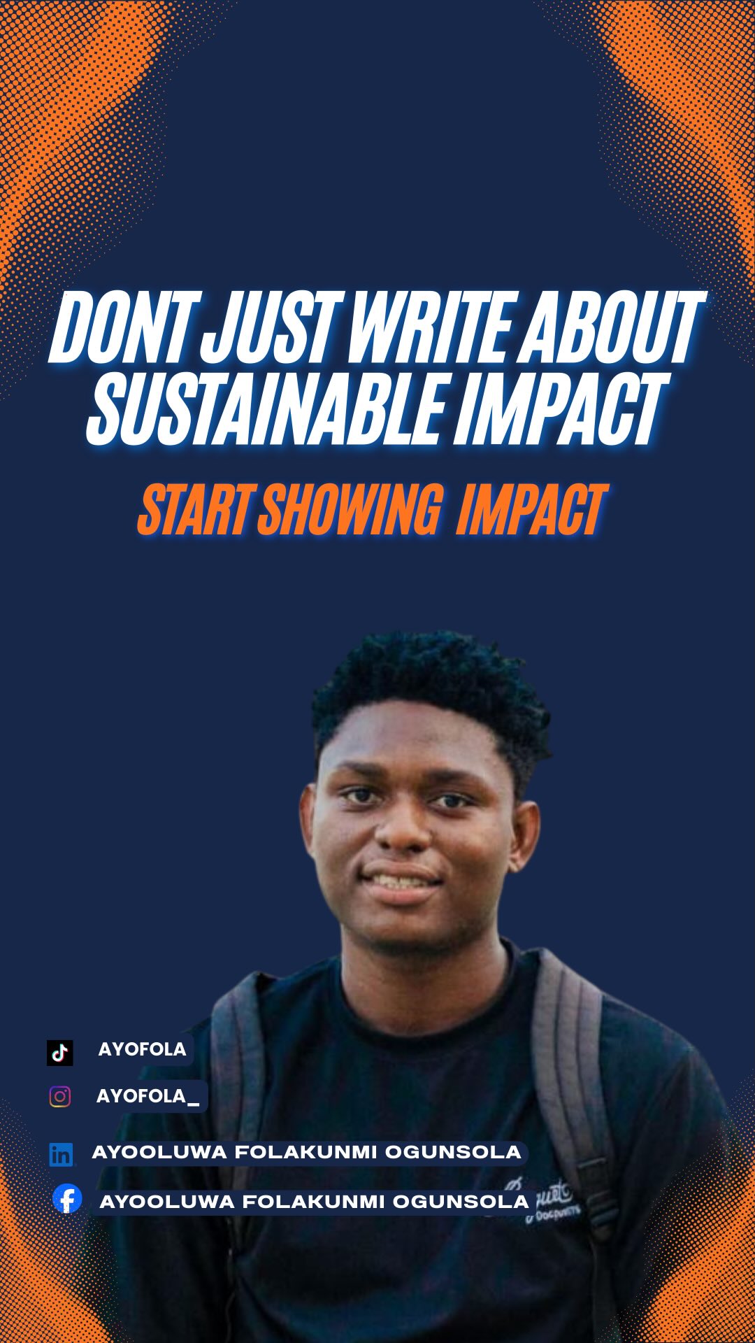 If your sustainability impact is confined to a PDF, it's likely to be ...