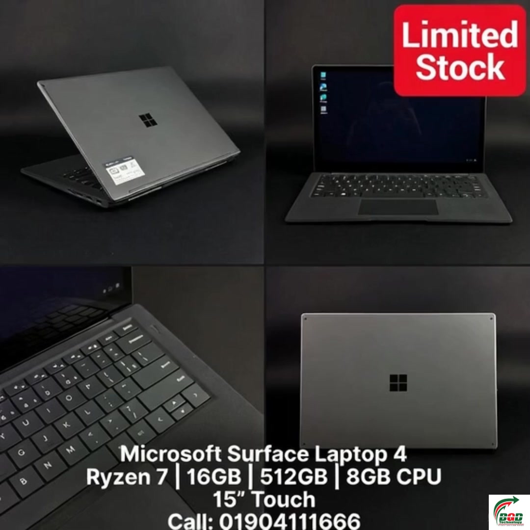 **Microsoft Surface Laptop 4** *Premium Power, Matte Black Elegance ...