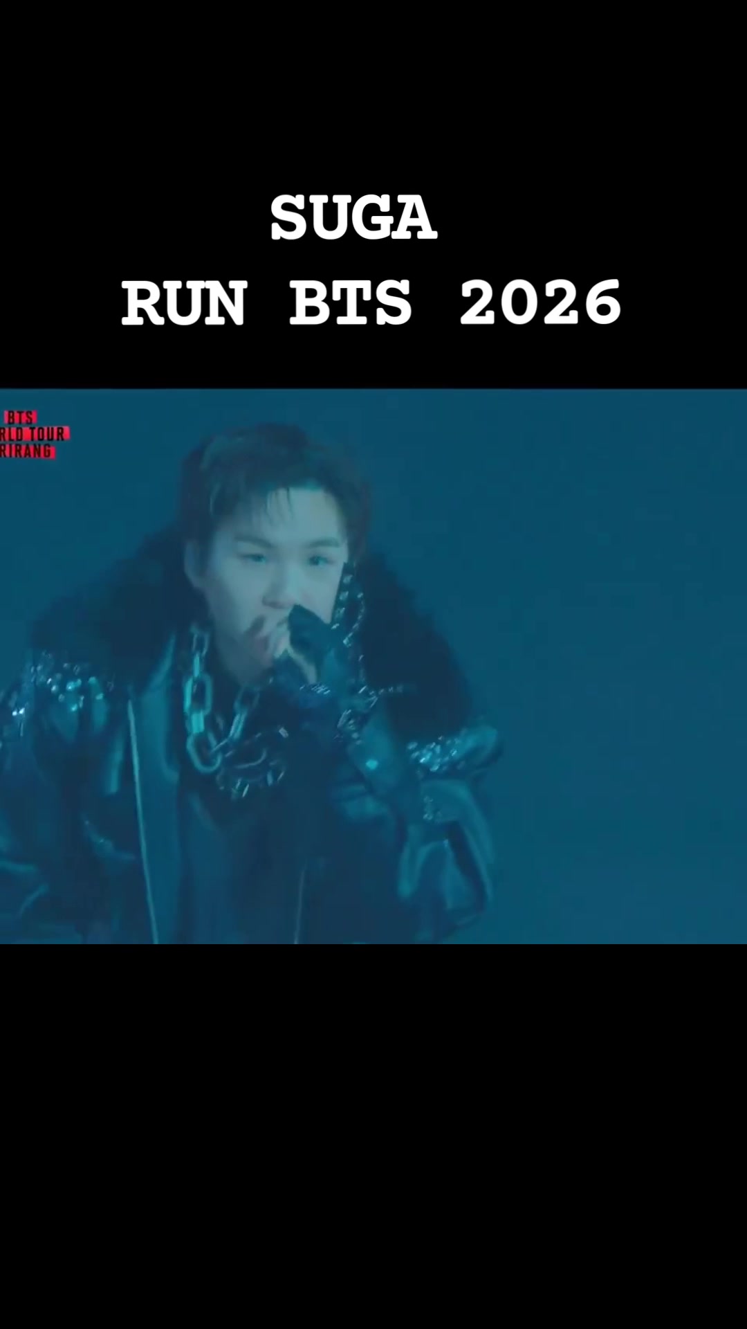 RUN BTS 2026 version - SUGA 2026. . #BTS_ARIRANG #yoongi #suga