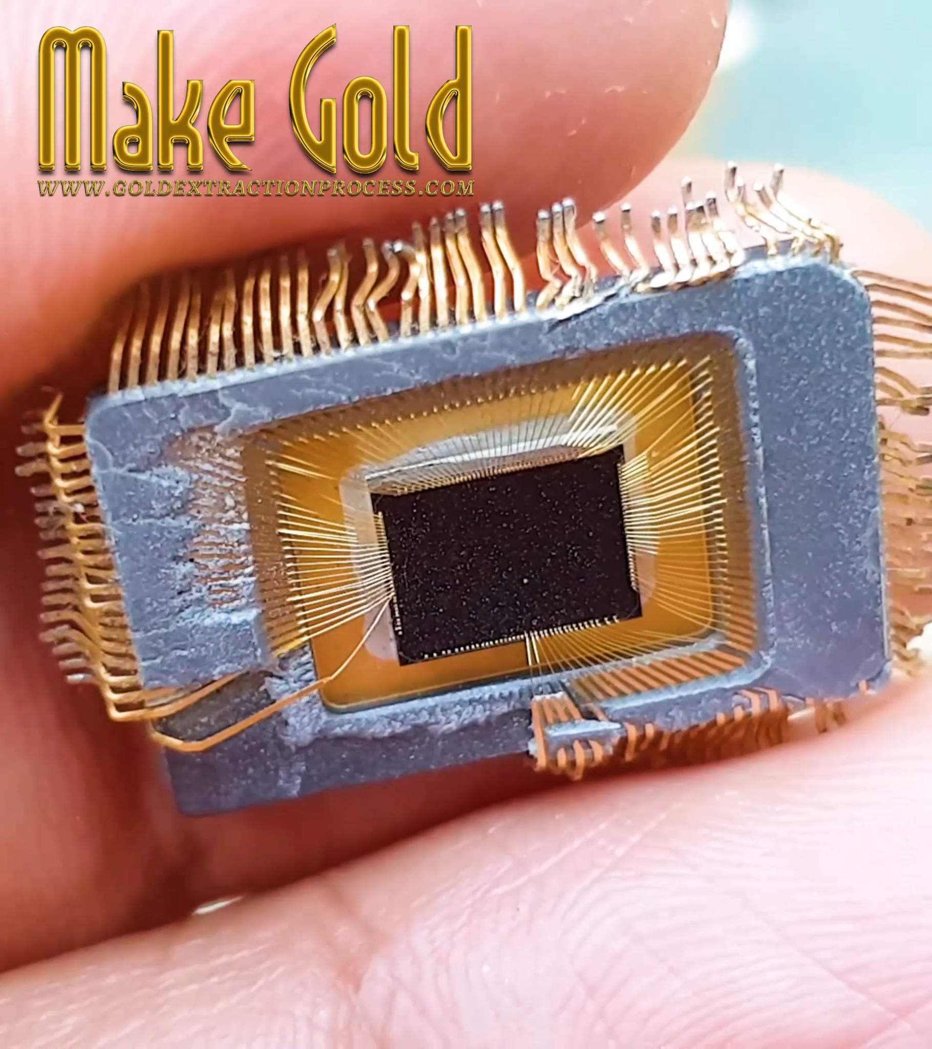 💎 Hidden Gold Inside Old Ceramic IC Chips! Have you ever wondered what ...