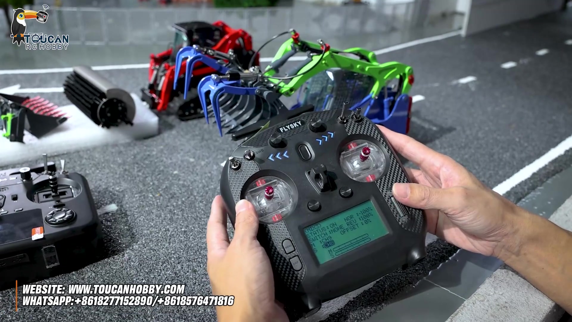 How to operate the 1/14 LT5 hydraulic loader with a remote control?👇👇# ...