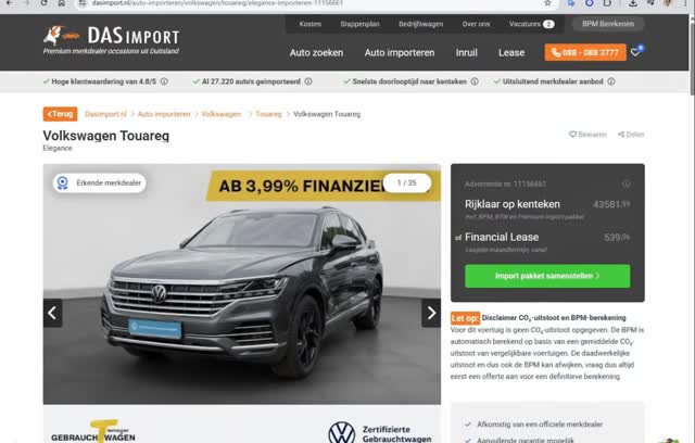 Das Import | Auto Import Service | Zaandam