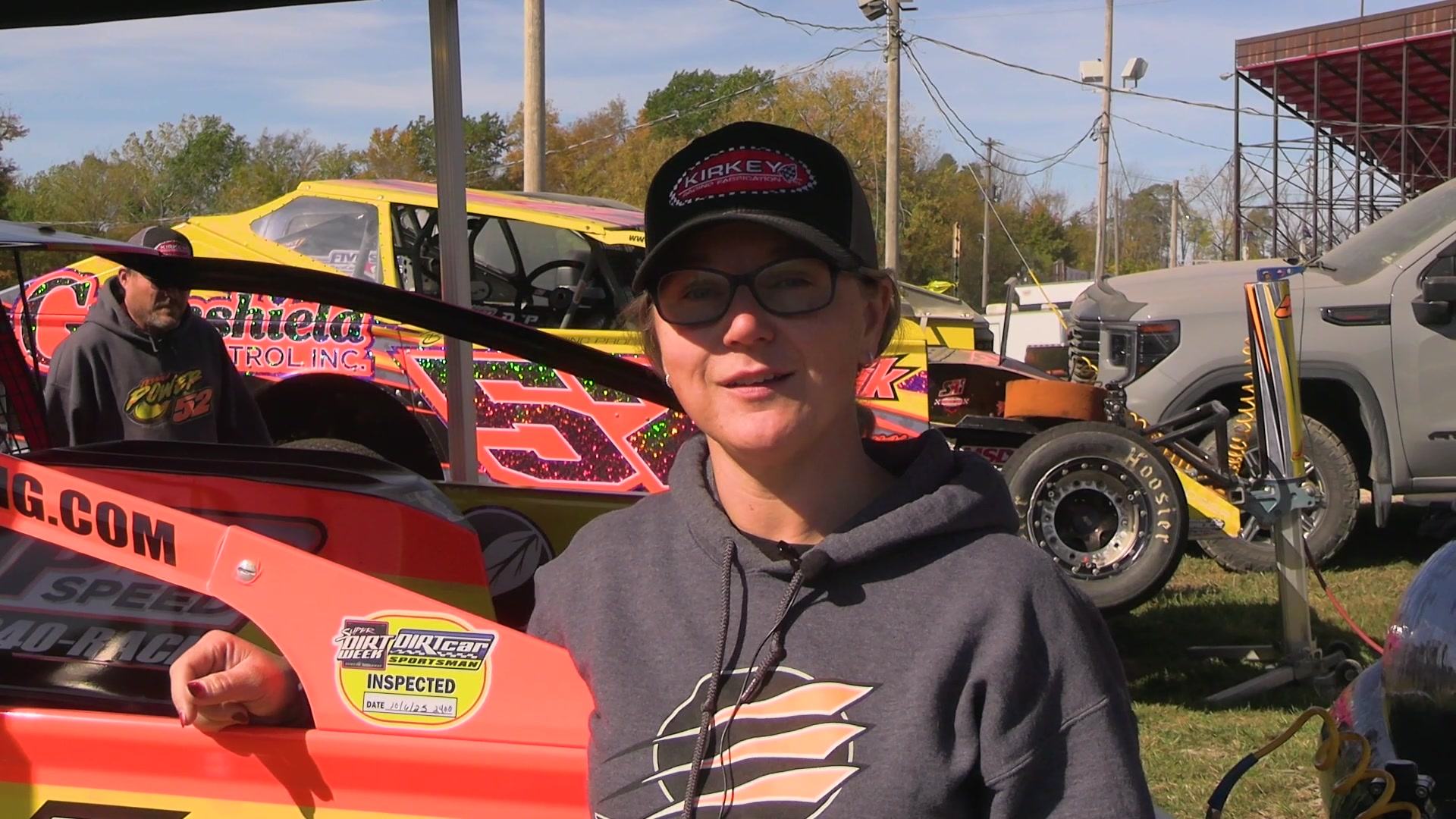 10-10-2025 Interview with Jessica Power Racing at Super Dirtweek 53 at ...