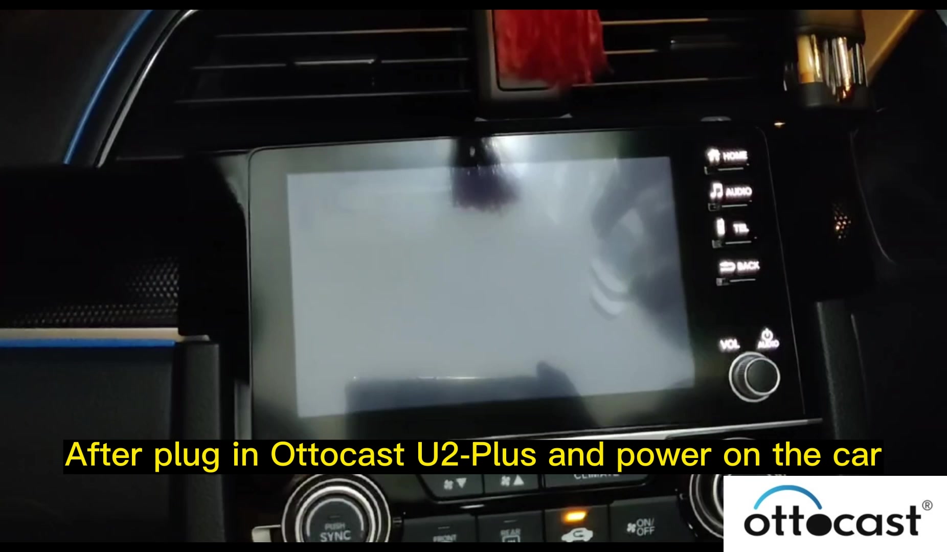 ??Ottocast U2-Plus performance test on Honda civic FC 2021 