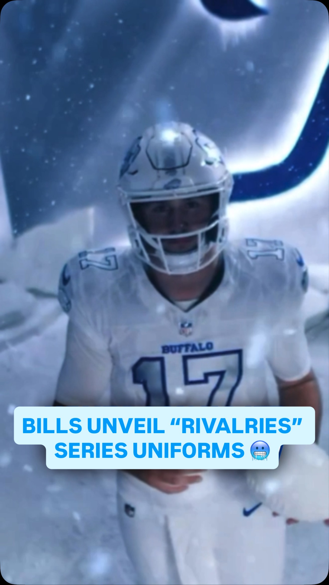 The Buffalo Bills are iced out with a new look uniform! The #Bills were ...