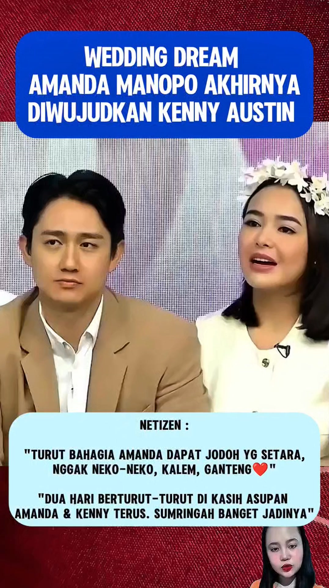 Wedding dream Amanda Manopo akhirnya diwujudkan oleh Kenny Austin # ...