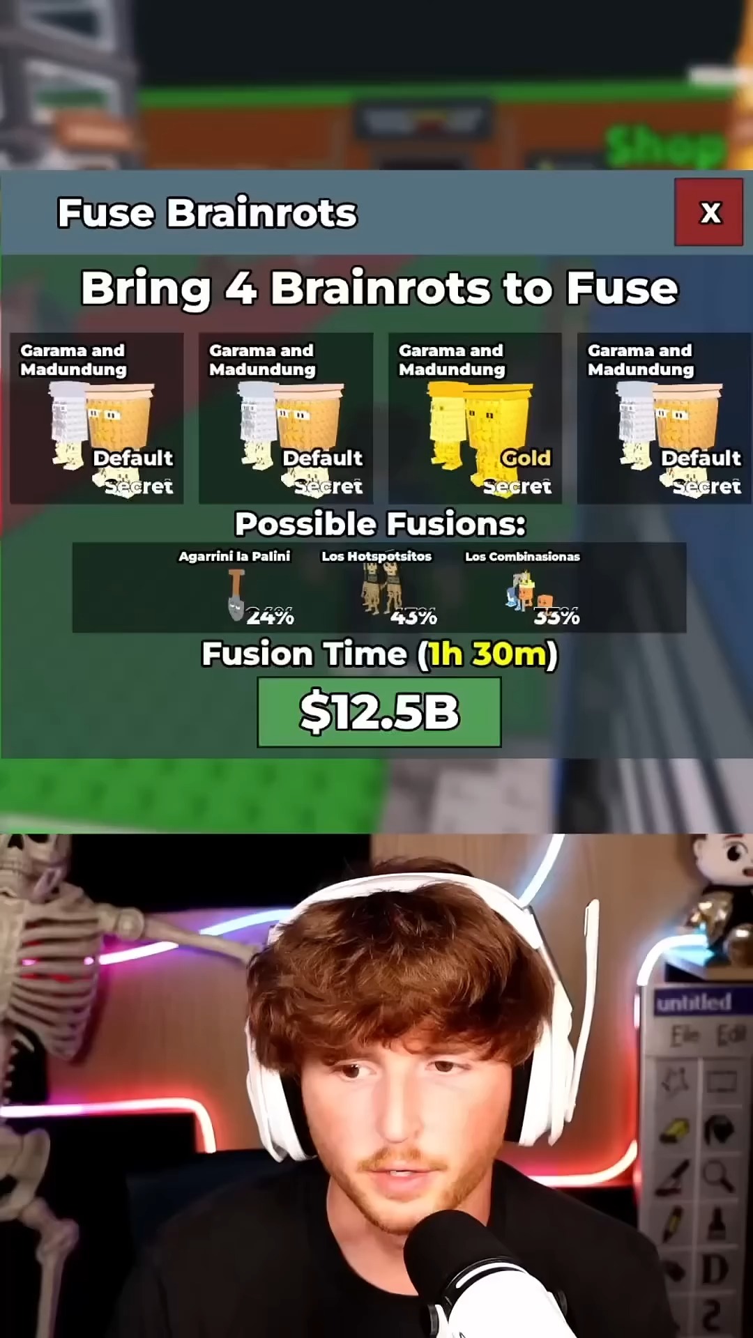 Caylus Has INSANE AURA MOMENT In Steal A Brainrot | CaylusBlox | Facebook
