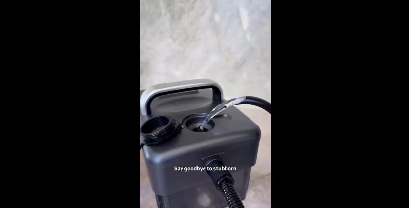 Handheld Steam Cleaner with Double Safety Lock is equipped with