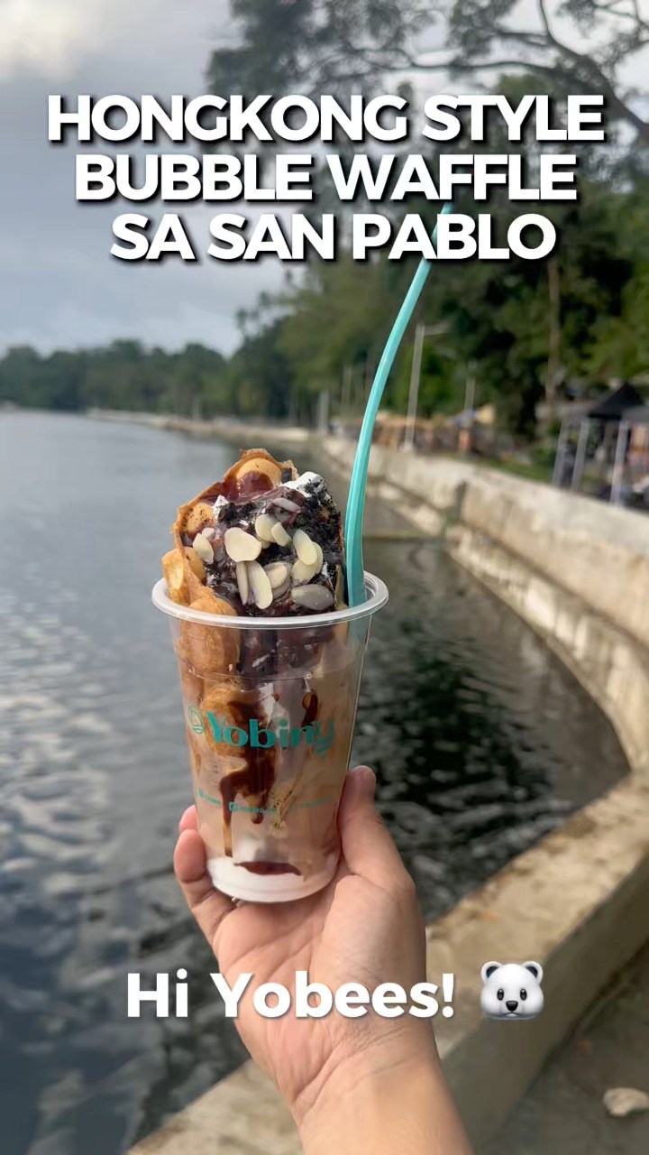 No need to travel far para makatikim ng bubble waffle 😍 Meron na yan ...