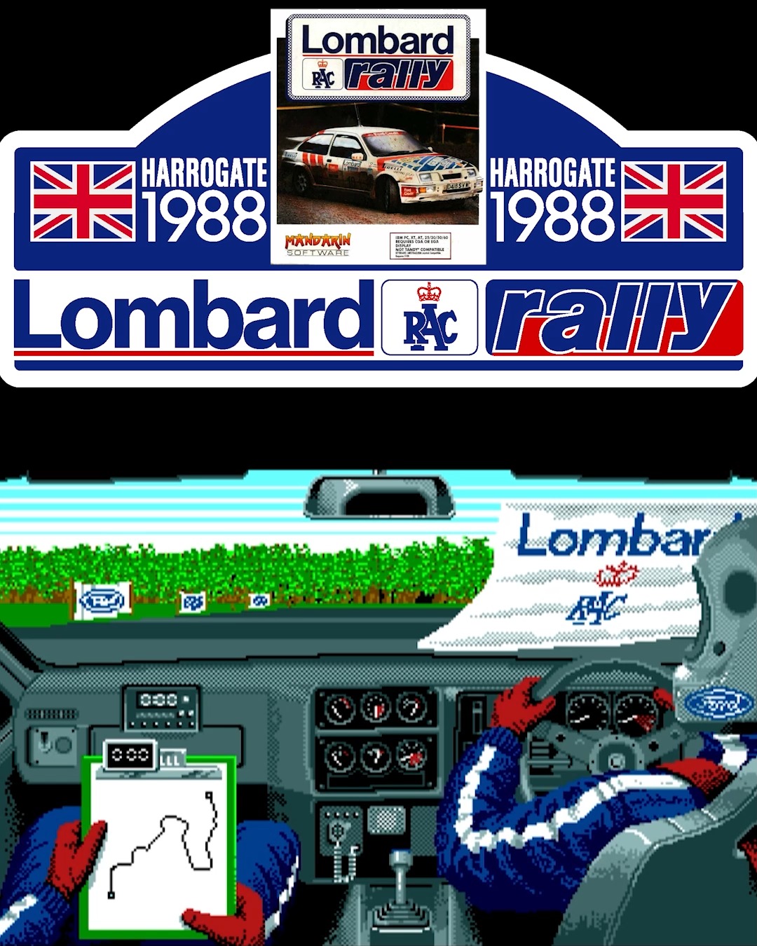 Long before Colin McRae Rally, we had Lombard Rally on the Commodore ...