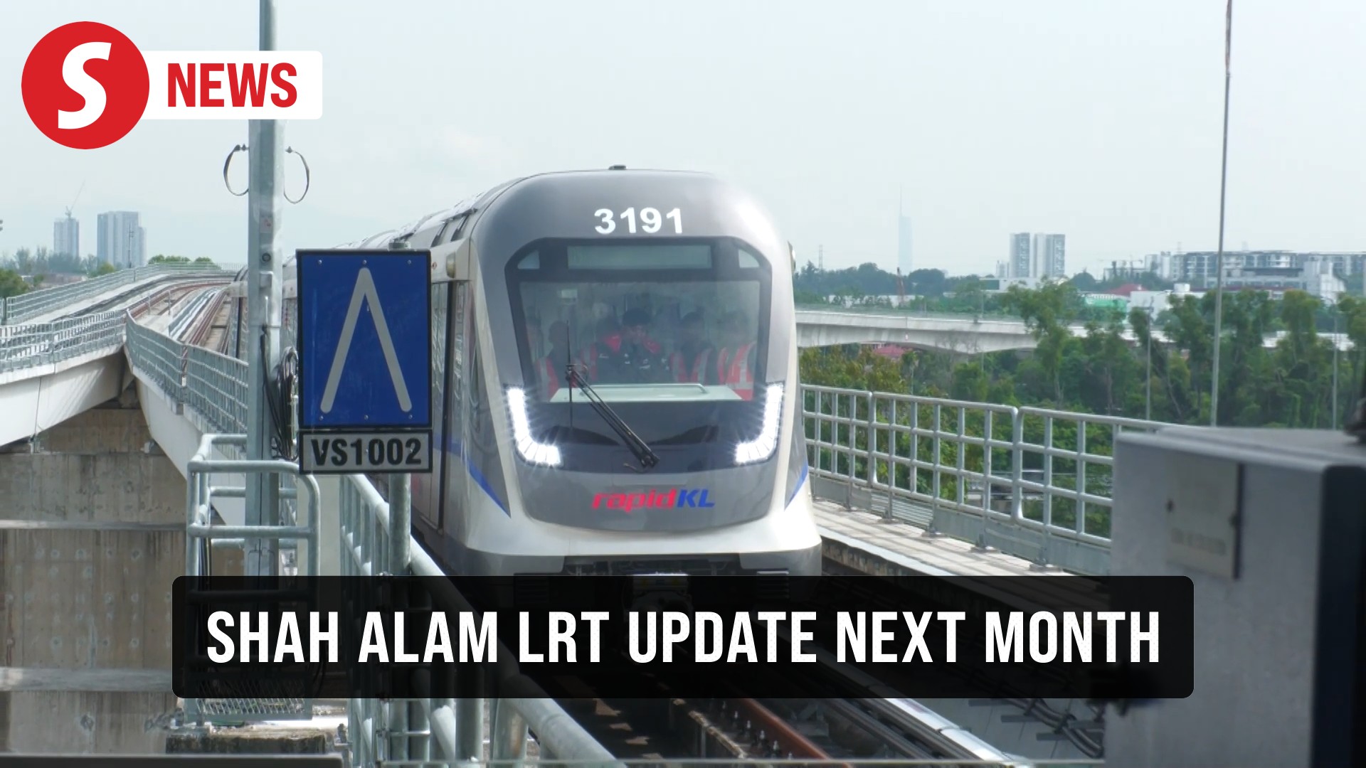 The operational status of the Shah Alam Light Rail Transit (LRT) Line ...
