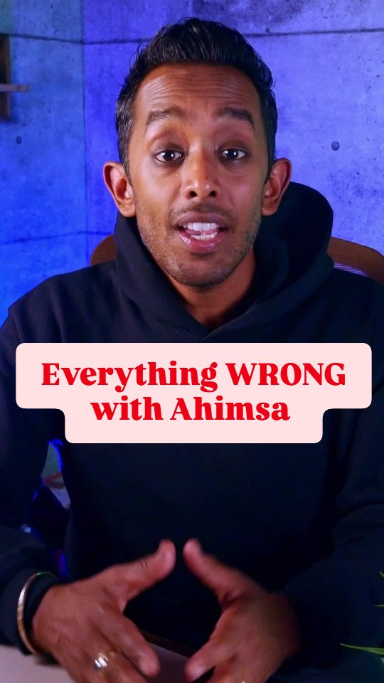 They told us Ahimsa means being quiet and obedient. That is not true ...