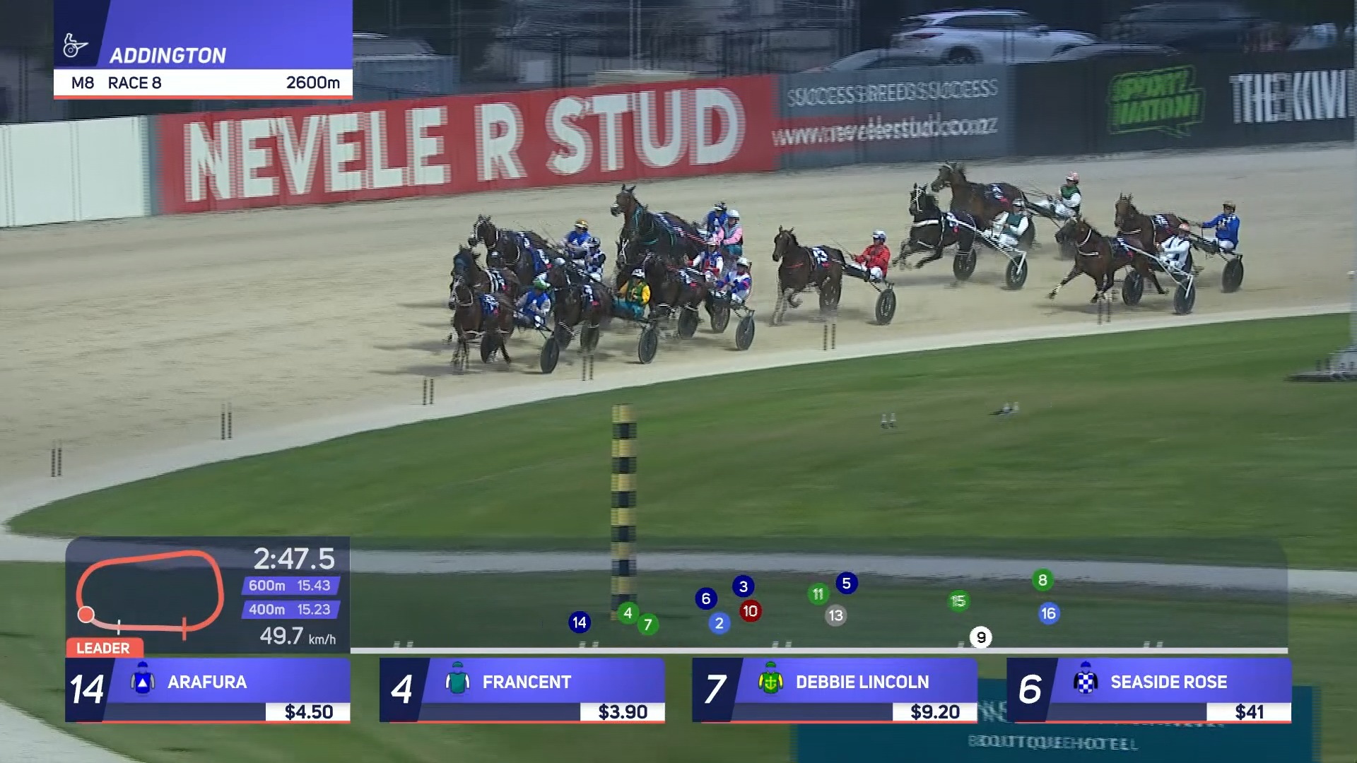 Another standout win for Kim! Debbie Lincoln sails down the passing ...