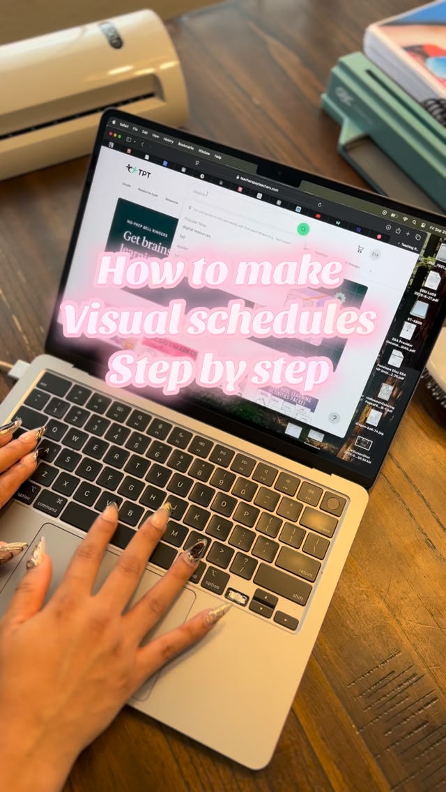 How I make my autistic daughters visuals, step by step. #explorepage # ...