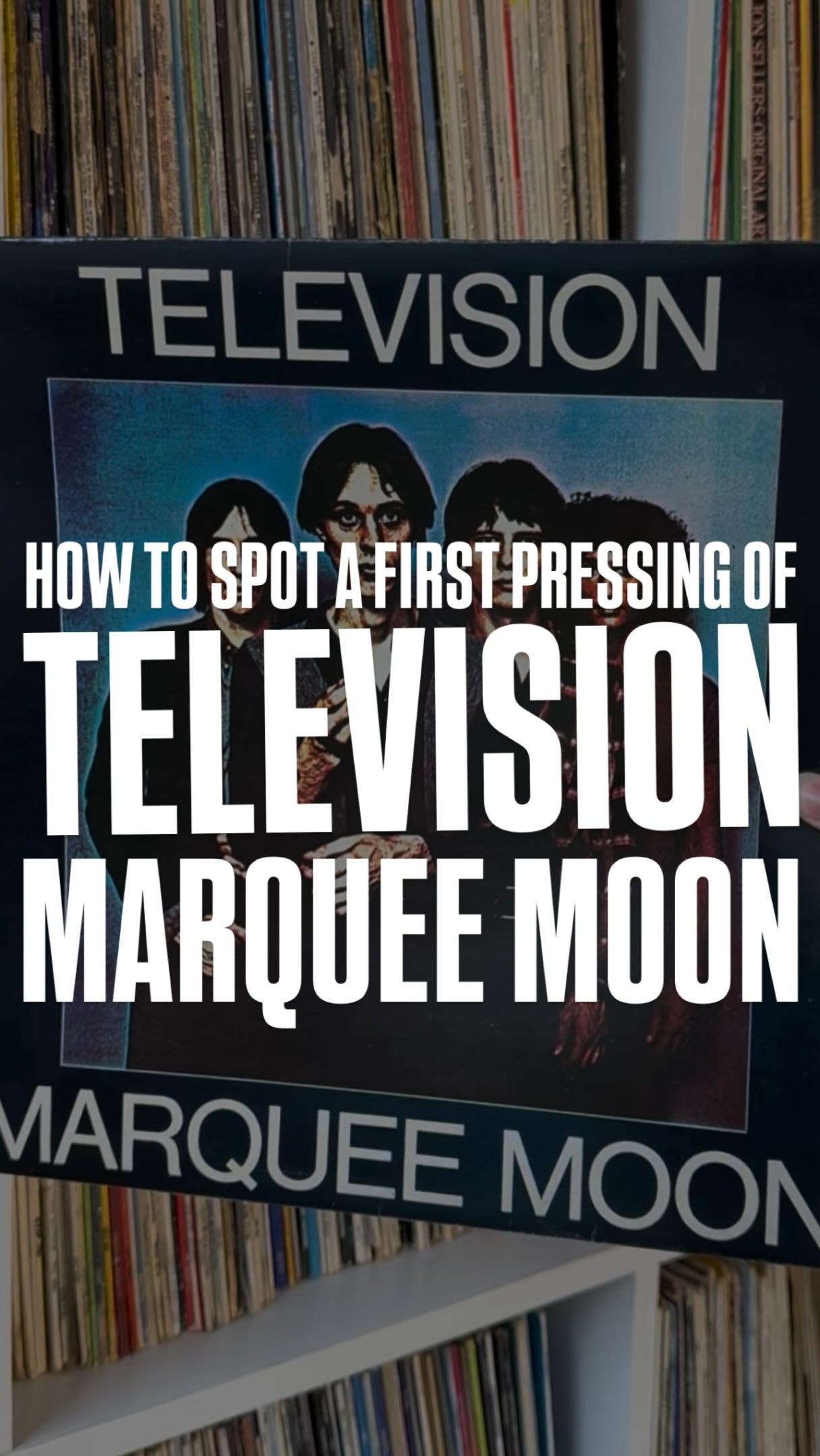 How to identify a first UK pressing of Television