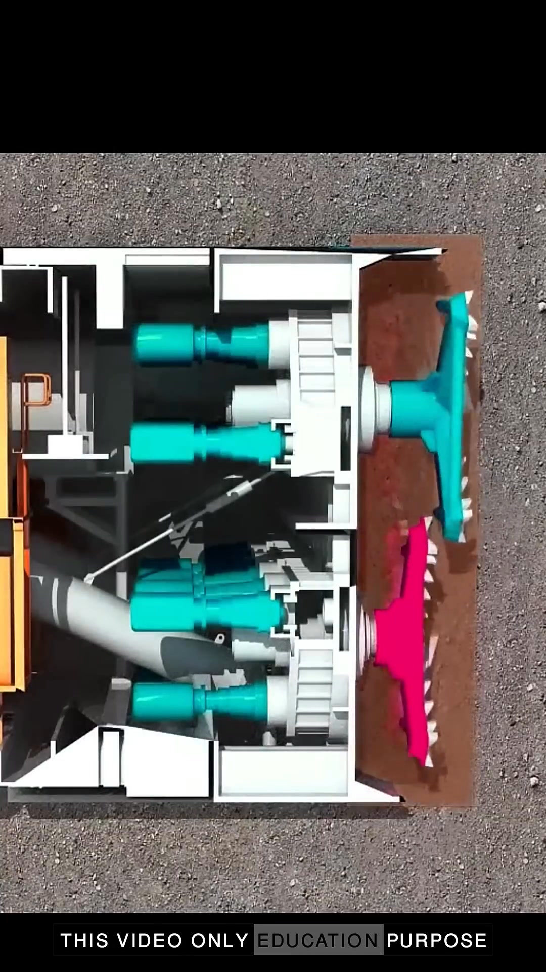 How Rectangular Tunnels Are Dug with the RTBM Machine! 🚇🔧#shorts # ...