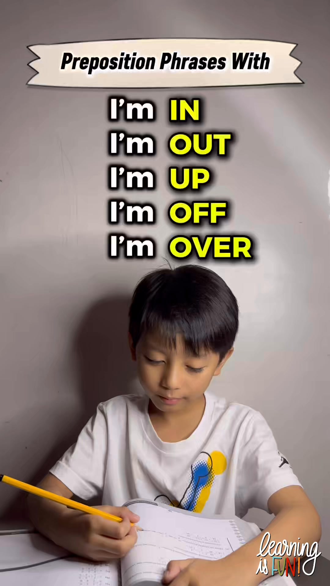 Preposition Phrases With. Learning is fun #personalstories #kids # ...