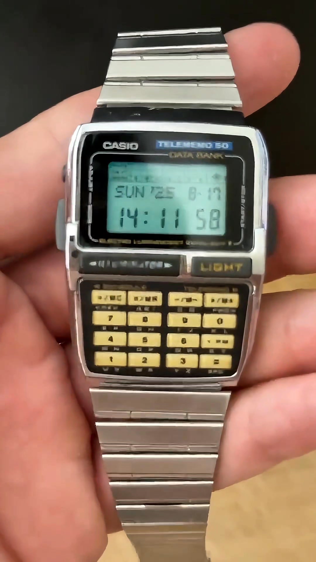 The Casio Data Bank Telememo 50 Micro Cosmos model DBC-63