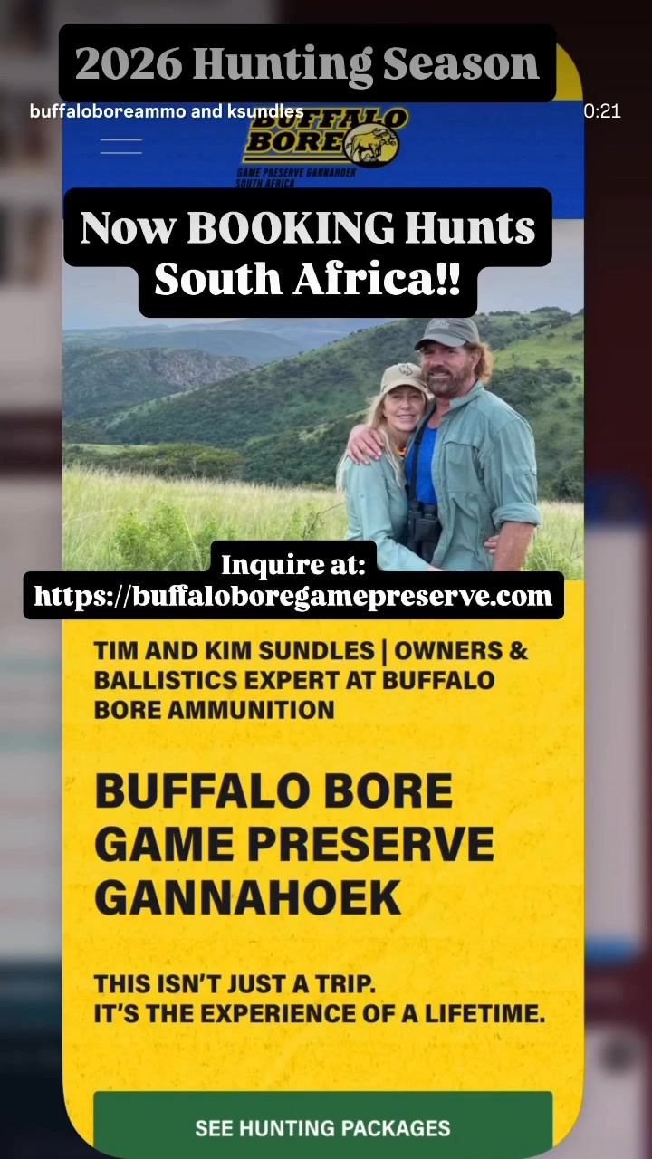 Tim Sundles - Book your South African Hunt for 2026 at... | Facebook