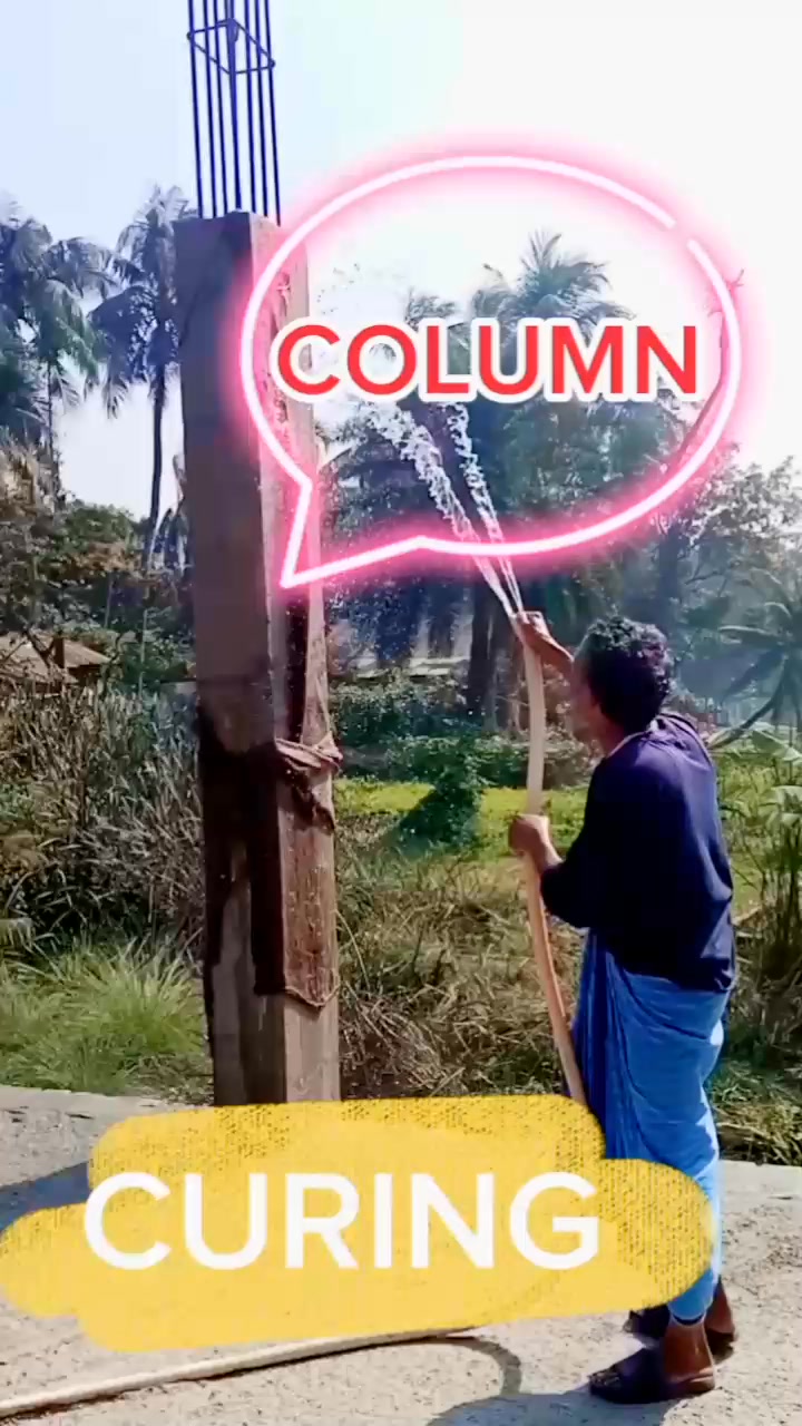 কলাম কিউরিং কিভাবে করতে হবে ? How to do column curing? # ...