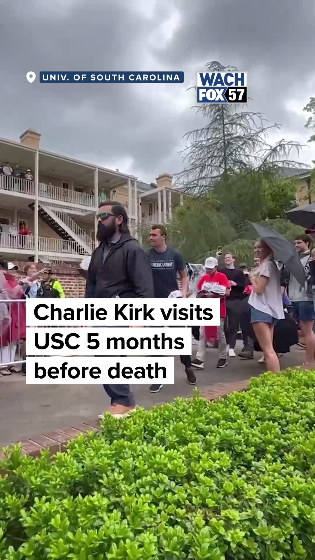 Five months before Conservative influencer Charlie Kirk was shot dead ...