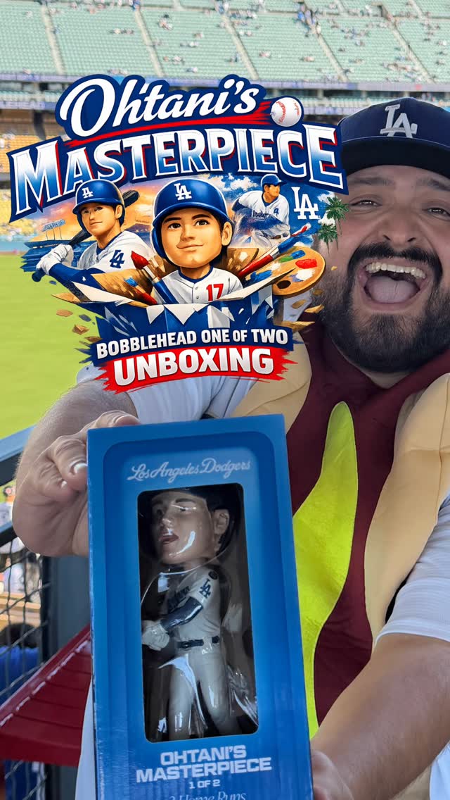 Ohtani's Masterpiece Bobblehead Unboxing! People waited HOURS for