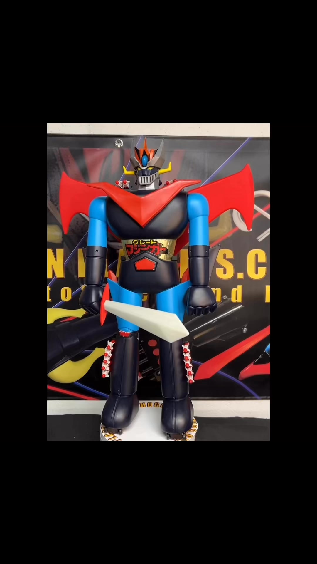Popy 1974 Jumbo Machinder Mazinger Z 60cm Made in Japan #Popy