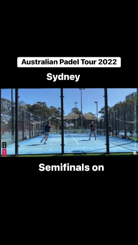 Semifinals on Australian Padel Tour 2022. Watch it live at Tennis World ...