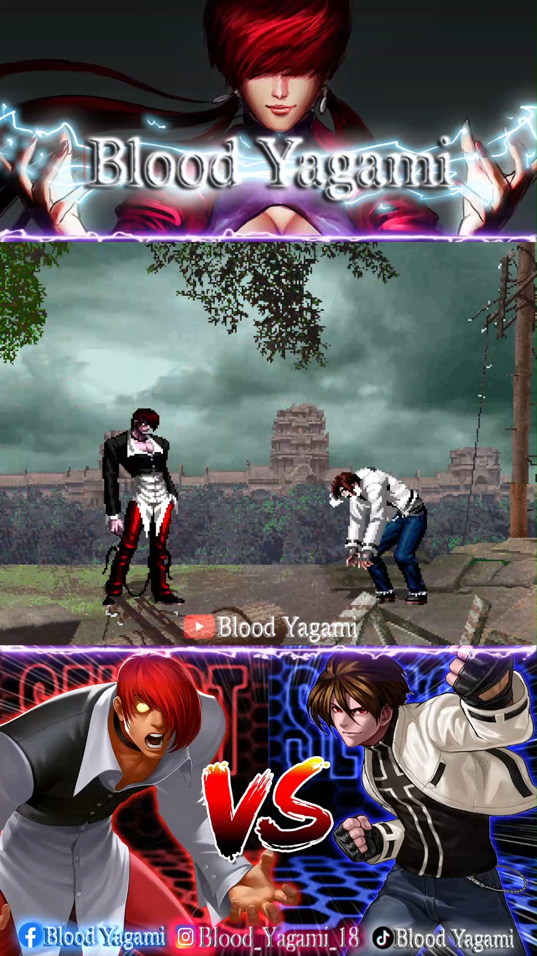 Orochi Iori vs Orochi Kyo #KOF2002 #KOF #KOF2002UM #kof2002plus | Blood ...