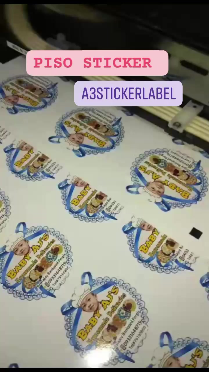PISO STICKER 🥰 2x2 Glossy Sticker for only 1php STICKER LABEL 🖼 ️For ...