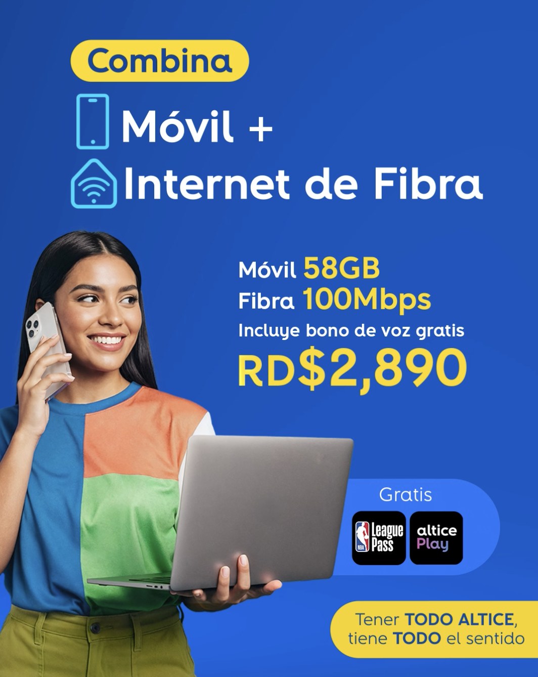 En definitiva, tener TODO ALTICE, tiene TODO el sentido. 😏 Combina tu ...