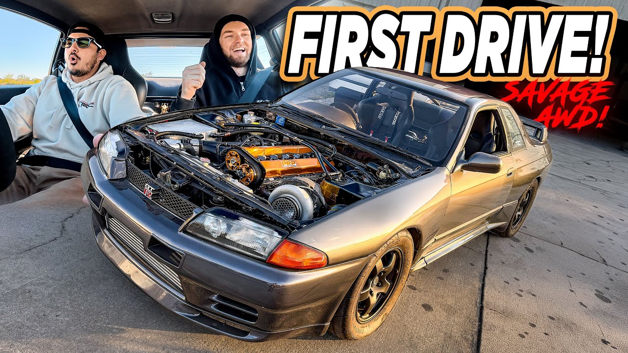 SAVAGE AWD STREET HITS IN TRC R32 GTR 7685 Turbo + Billet Sequential ...
