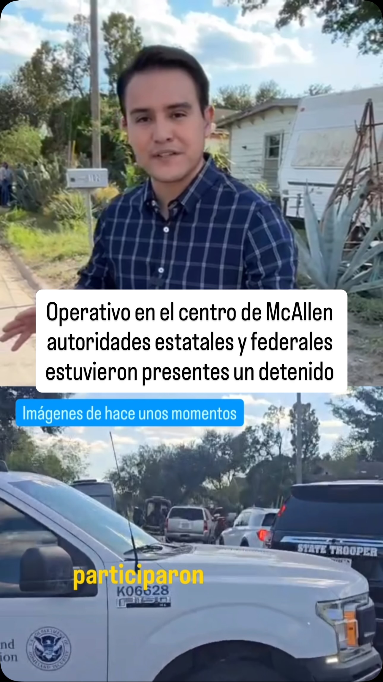 🚨Operativo de autoridades federales y estatales en el centro de McAllen ...