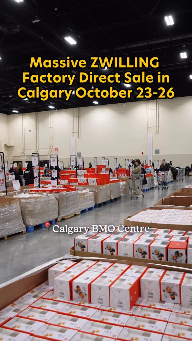 The new @zwilling_ca Factory Direct Sale is here in Calgary from ...