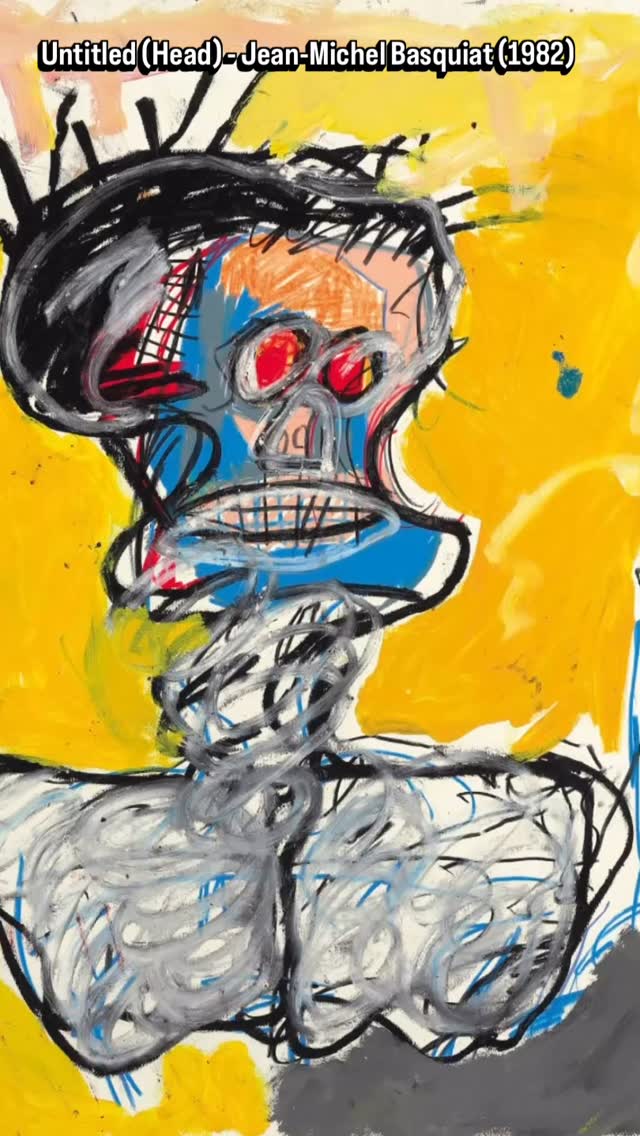 Untitled (Head) - Jean-Michel Basquiat (1982) #basquiat