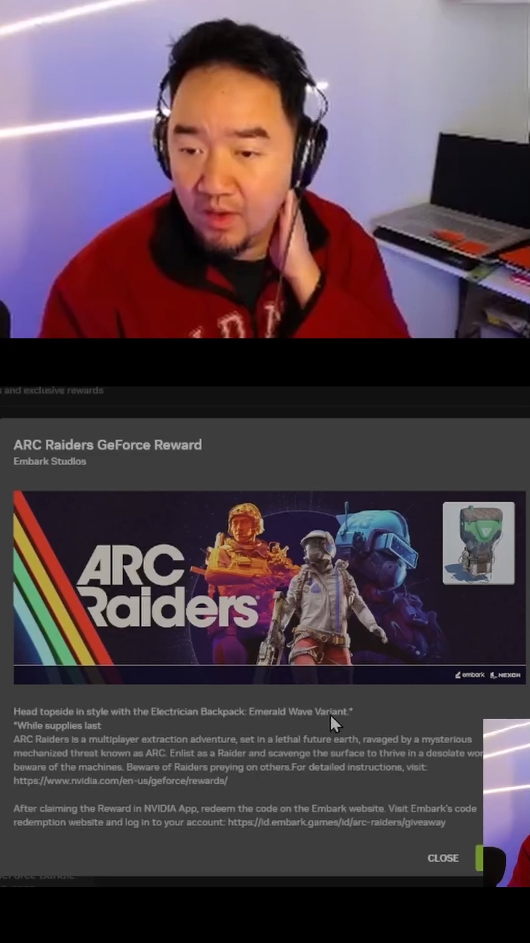 How to get the NVIDIA Free backpack Arc Raiders - Limited availability ...