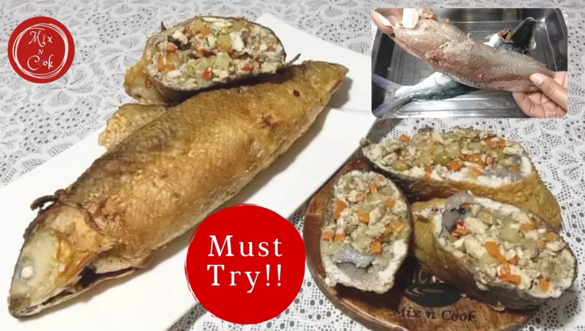 Deboning And Preparing Milkfish Relleno | Paggawa Ng Relyenong Bangus 💯 ...