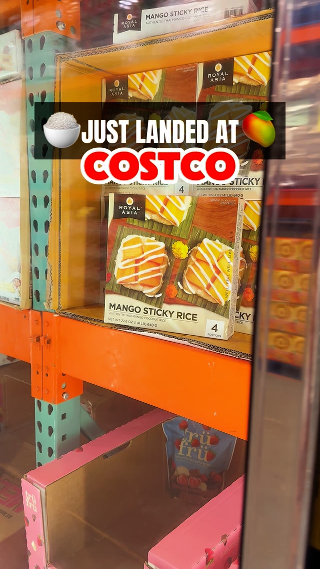 Costco just brought in Royal Asia Mango Sticky Rice for $15.79, and it ...
