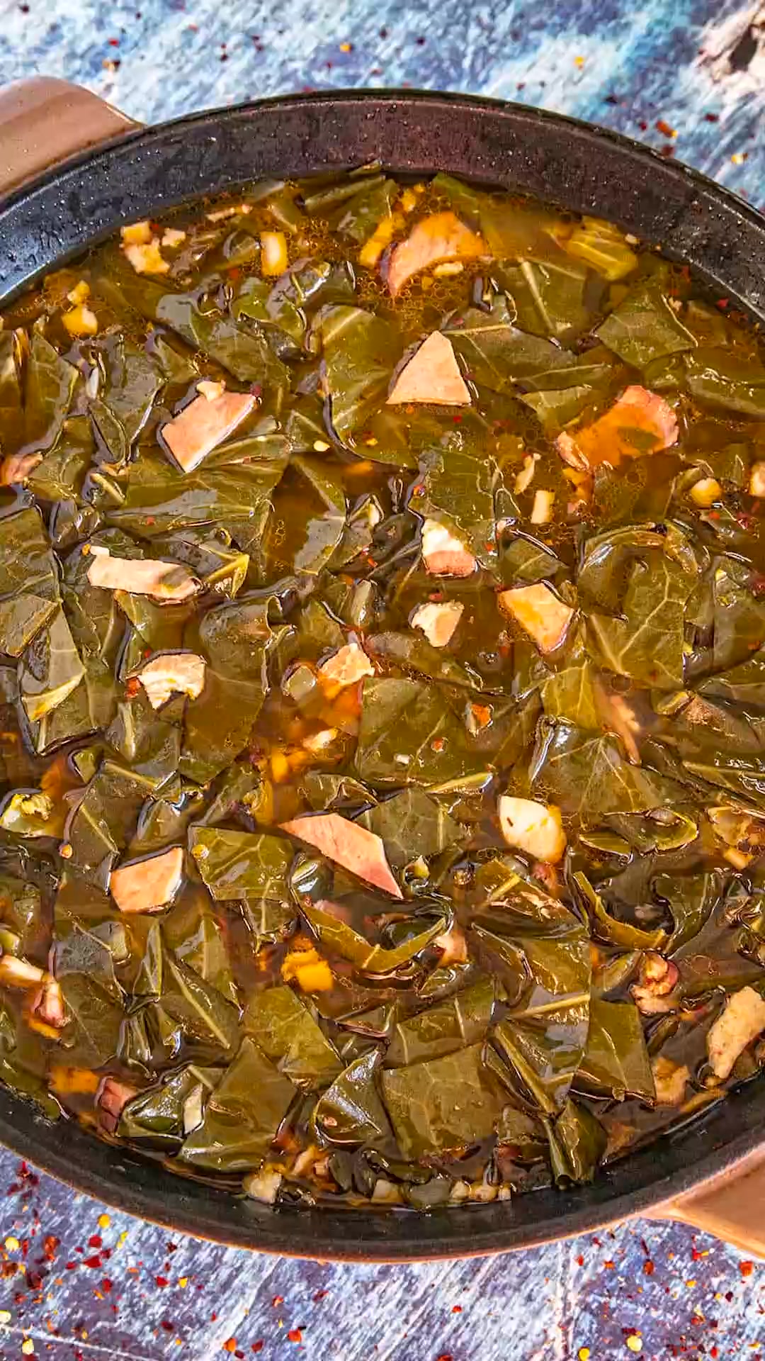 Learn how to cook collard greens the ultimate way, cooked low and slow ...