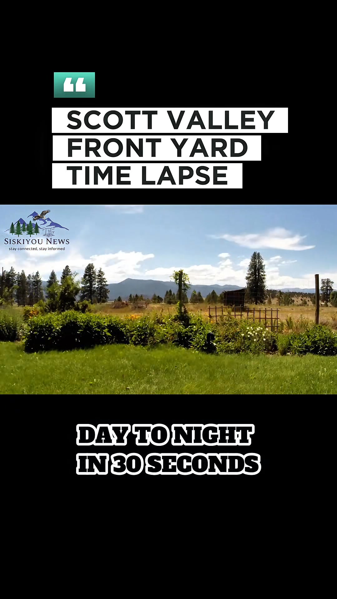 From bright daylight to a calm evening sky, here’s a front-yard ...