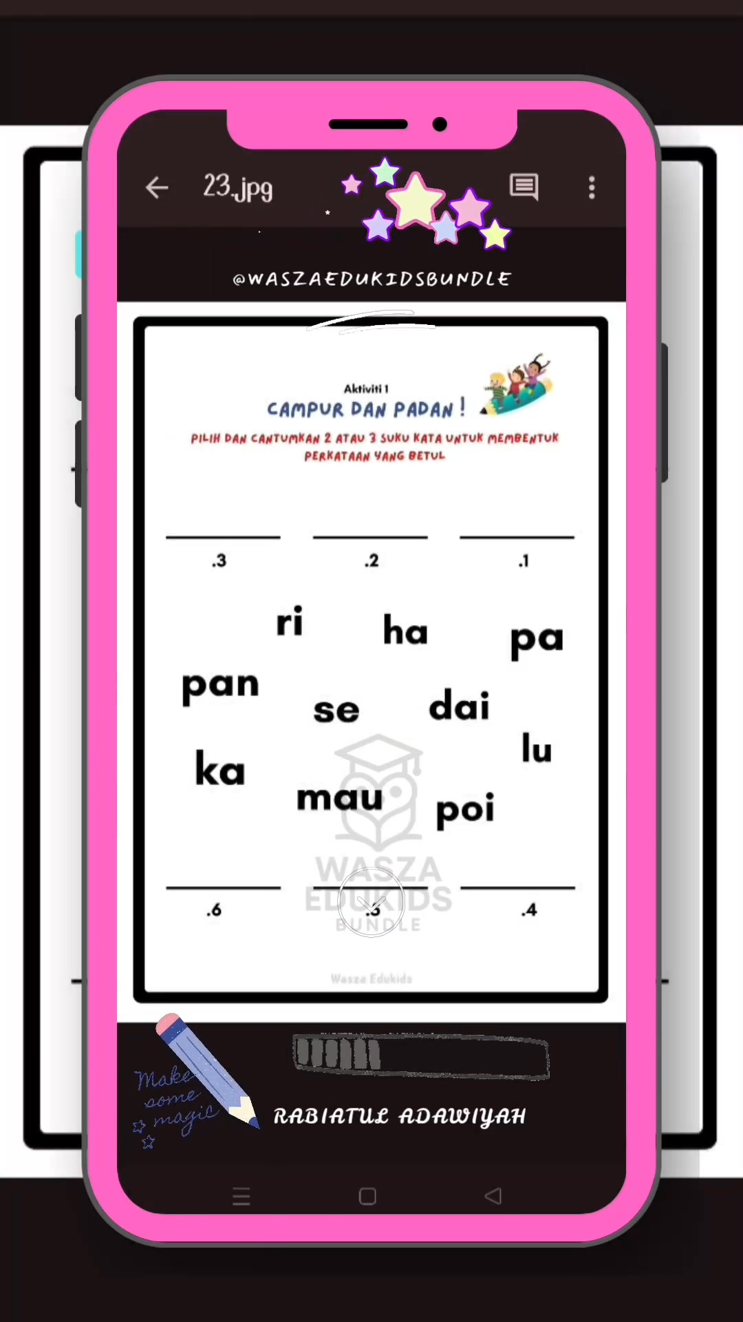 🌟 Belajar Jawi jadi mudah &... - Wasza Edukids Bundle | Facebook