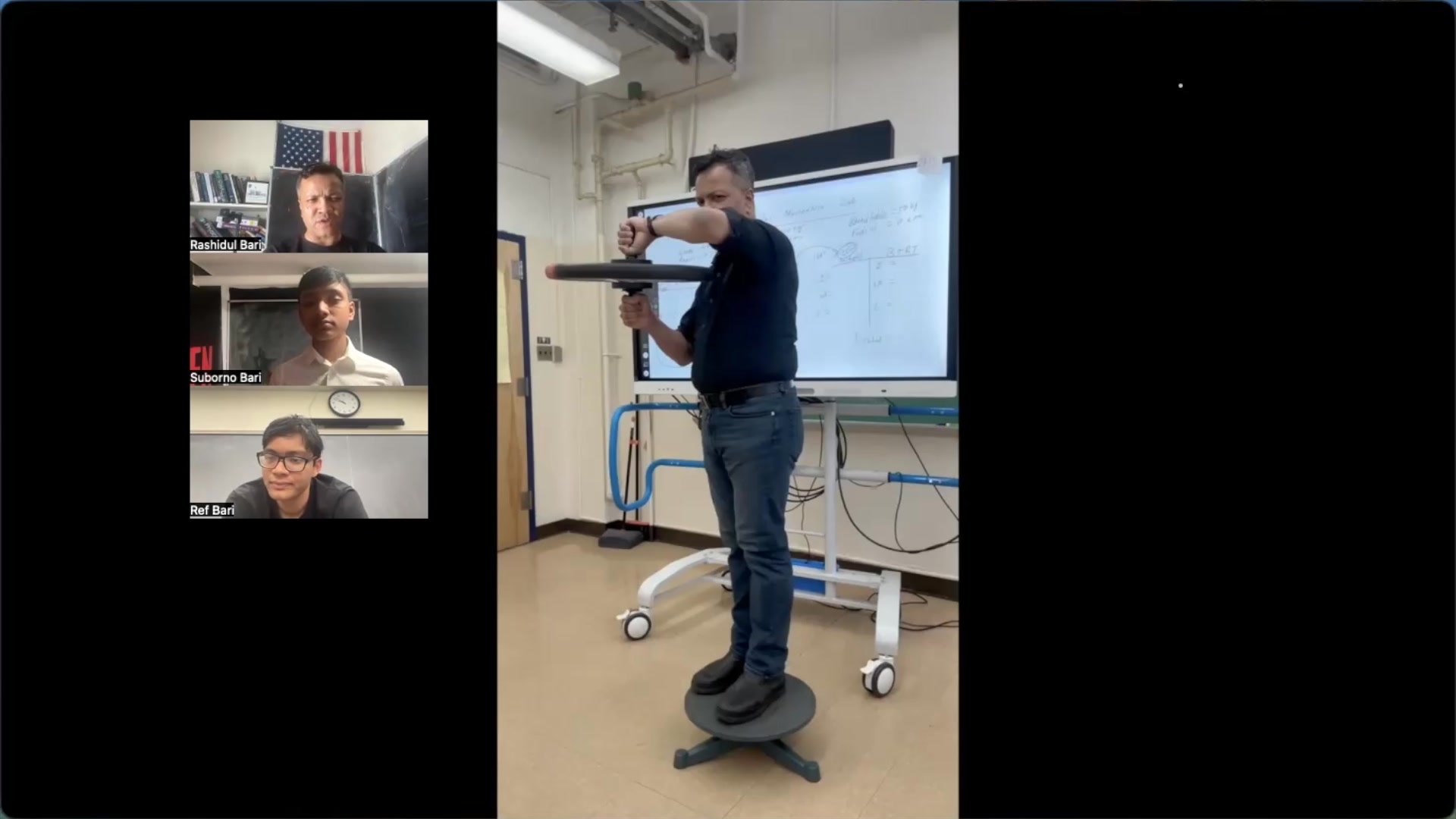 Conservation of Angular Momentum | Bari Science Lab | Facebook