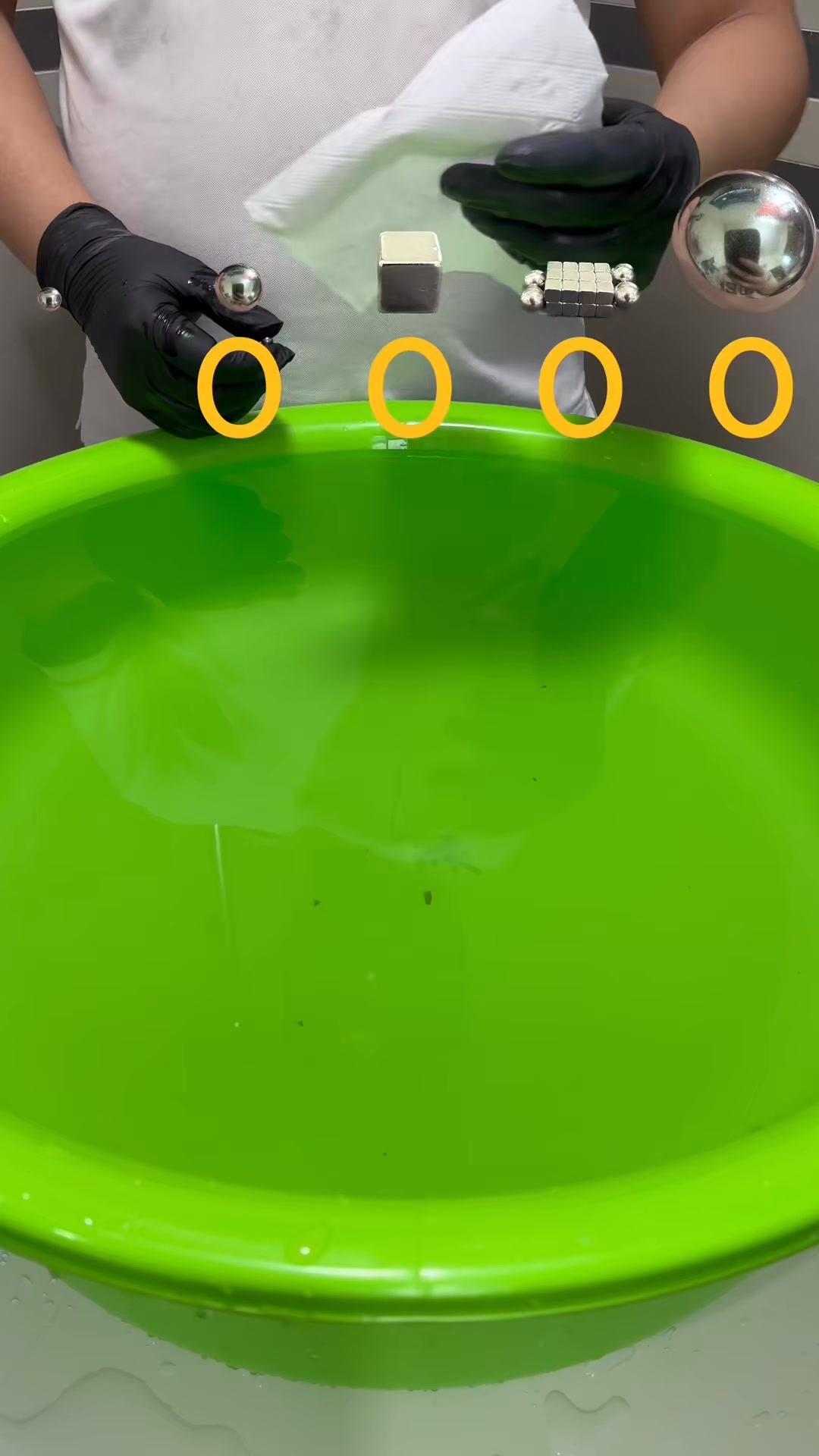 How much paper does it take to make the object float#experiment #asmr ...