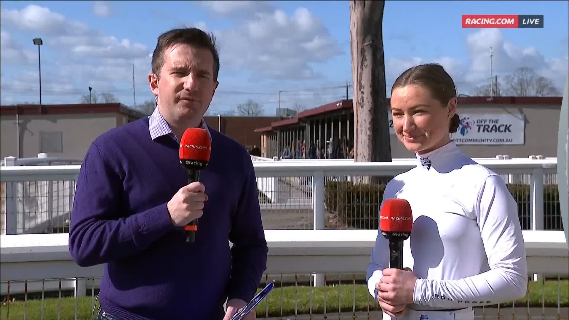 Caitlin Hollowood returns to the saddle after 12 months on the ...