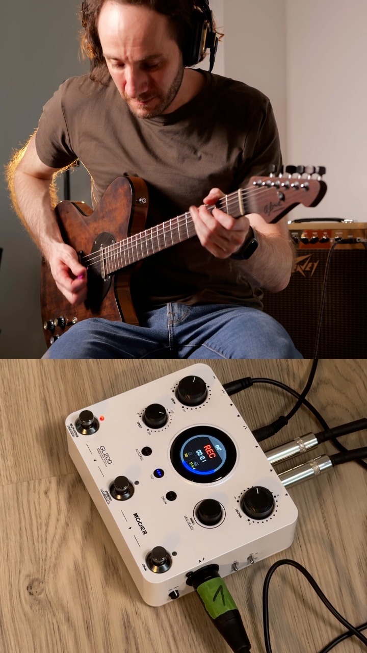 Mooer GL100 looper pedal update v1.4.2